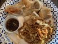 Dumplings are served.