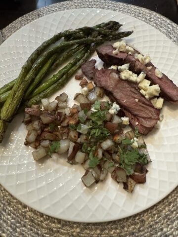 Grilled a ribeye Sunday night, it came out really good.